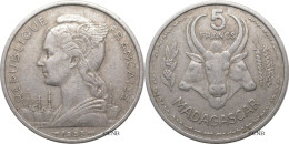 Madagascar - Colonie Française - 5 Francs 1953 - TTB/XF40 - Mon6241 - Madagascar