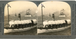 Stereo Photo US Amerikanische Kriegsschiffe, Hampton Roads, Virginia - Photographs