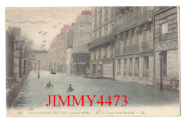 CPA - INONDATIONS DE PARIS ( Janvier 1910 ) Rue Des Fossés Saint-Bernard - N° 245 - L L - Edit. BAUME BIGOT-LELIEVRE - Floods