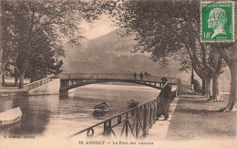 FRANCE - Annecy - Vue Sur Le Pont Des Amours - Animé - Carte Postale Ancienne - Annecy