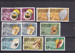 SA06a Grenada Grenadines 1976 Shells Used Stamps - Grenada (1974-...)