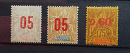 04 - 24 -  Madagascar N° 111 - 113 - 122  * - MH - - Unused Stamps