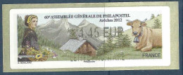 Vignette D'affranchissement - LISA - ATM - Arêches - Tenue Traditionnelle De Savoie - Vache - 2010-... Geïllustreerde Frankeervignetten