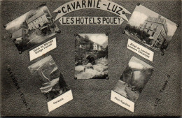 N°226 W -cpa Gavarnie -Luz -les Hôtels Pouey- - Gavarnie