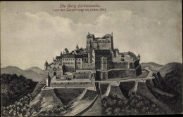 CPA Niederbronn Les Bains Bad Niederbronn Elsass Bas Rhin, Burg Lichtenstein, Vor Der Zerstörung 1563 - Sonstige & Ohne Zuordnung