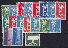 D 787 / EUROPA  ANNEE 1958 COMPLETE NEUF* COTE 24.75€ - 1958