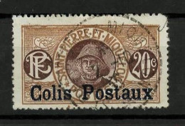 -- COLIS POSTAUX / SAINT PIERRE Et MIQUELON  20c /N° 4 -- - Usados