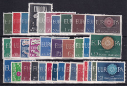 D 787 / EUROPA  ANNEE 1960 COMPLETE NEUF* COTE 205€ - 1960