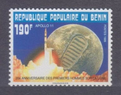 1990 Benin 494 20 Years Of Apollo 11 Moon Landing 1,80 € - Africa