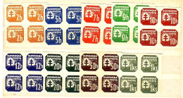 1939 Regular Mi-54x/65x 9 V.-MNH  Block Of Four  SLOVAKIA - Neufs