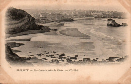 N°232 W -cpa Biarritz -vue Générale Prise Du Phare- - Biarritz