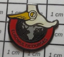 3017 Pin's Pins / Beau Et Rare : MARQUES / PIED AILé EUROMULTICOURSES - Marcas Registradas