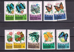 SA06a Grenada Grenadines 1975 Butterflies First Day Of Issue Stamps - Grenade (1974-...)