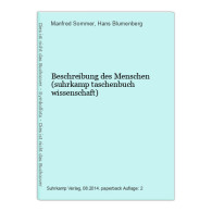 Beschreibung Des Menschen (suhrkamp Taschenbuch Wissenschaft) - Autres & Non Classés