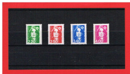 1991- SERIE MARIANNE DU BICENTENAIRE - N° 2714 - 2715 - 2716 - 2717 - NEUFS** - COTE Y & T : 5.80 Euros - 1989-1996 Marianna Del Bicentenario