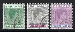 BAHAMAS Ca.1938-48: Lot De Neufs** Dont Le Y&T 108a, Forte Cote - 1859-1963 Colonia Británica