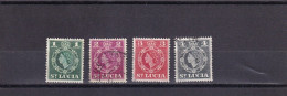 SA06a St Lucia 1953 -1954 Queen Elizabeth II Used Stamps - St.Lucie (1979-...)