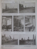 Guerre 14 18  Ruines VILLAGE DE  HURION  COURDEMANGES  PAGNY SUR SAULX  FAVRESSE  Thieblemont  Thil - 1914-18