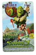 Shrek2 Film Movie Carte Prépayée Chine Card  (K 236) - China