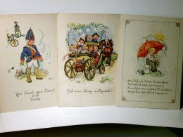 Nostalgie / Vintage. Kinder. Konvolut 3 X Alte Ansichtskarte / Künstlerkarte Farbig Von Liesel Lauterborn, Un - Unclassified