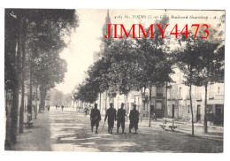 CPA - TOURS En 1920 - Boulevard Heurteloup ( Rue Bien Animée ) N° 4565 Bis - Edit. A. B. - Tours