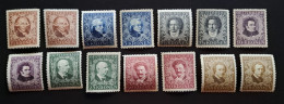 Österreich 1922, Mi 418-24 Komponisten MH(ungebraucht) 2 Sätze - Unused Stamps