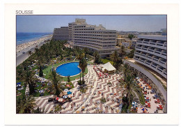 CPSM / CPM 10.5 X 15 Tunisie  SOUSSE  Les Hôtels "El Hana" Et El Hana Beach"  Terrasses Piscine  Palmiers - Tunisie