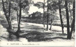 88 - SAINT DIE -  VUE SUR LA MEURTHE - Saint Die