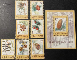 Vietnam Viet Nam MNH Perf Stamps & Souvenir Sheet 1986 : Precious & Rare Flora / Flower / Fruit (Ms510) - Vietnam