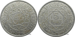 Maroc - Protectorat Français - Mohammed V - 5 Francs AH1370 (1951) - TTB+/AU50 - Mon5999 - Marokko