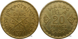 Maroc - Protectorat Français - Mohammed V - 20 Francs AH1371 (1952) - SUP/AU58 - Mon6001 - Marocco