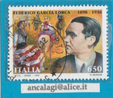 USATI ITALIA 1998 - Ref.0789A "FEDERICO GARCIA LORCA" 1 Val. - - 1991-00: Oblitérés