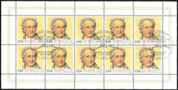 2073 Goethe - 10er-Bogen ESSt - 1991-2000