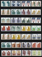 1339ff SWK 28 Werte Aus 100er-Bogen, Satz Waagerechte Paare, ** - Unused Stamps