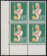 298 Landwirtschaft 10+5 Pf Sennerin ** Eck-Vbl U.l. Zähnung 1-dg + - Unused Stamps