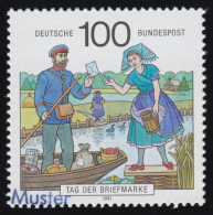 1570 Tag Der Briefmarke: Briefträger Im Spreewald, Muster-Aufdruck - Variétés Et Curiosités