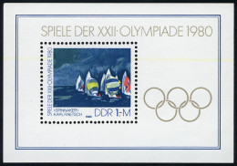 Block 60 Olympiade 1980, Postfrisch - Unused Stamps