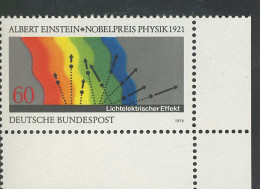 1019 Nobelpreisträger Physik Einstein ** Ecke U.r. - Neufs