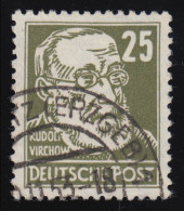 334zXI Virchow - O Bedarfsgestempelt OELSNITZ 1953, Fotoattest Mayer Einwandfrei - Used Stamps