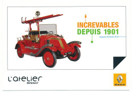 CPM 10.5 X 15 L'Atelier RENAULT Increvables Depuis 1901 (jusqu'au 28 Février 2010) Voiture De Pompier 1925 - Other & Unclassified