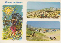 SAINT JEAN DE MONTS, MULTIVUE, LES PLAGES COULEUR REF 15639 - Saint Jean De Monts