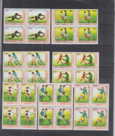 Blocks 4 Of Vietnam Viet Nam MNH Perf Stamps 1989 : World Cup Football In Italia (Ms575) - Vietnam