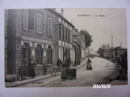 ESTERNAY (Marne) LA POSTE TELEGRAPHES TELEPHONES MALLE POSTALE A ROULETTES - Esternay