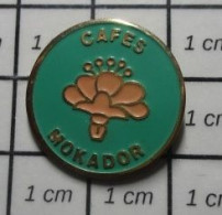 615c Pin's Pins / Beau Et Rare : BOISSONS / FLEUR ROSE CAFES MOKADOR - Beverages