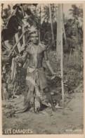 NOUVELLE CALEDONIE - Les Canaques - Folklore - Carte Postale Ancienne - Nuova Caledonia