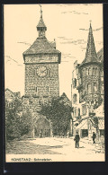 Künstler-AK Konstanz, Schnetztor  - Konstanz