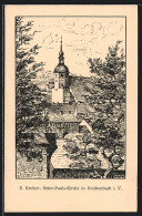 Künstler-AK Reichenbach I. V., Peter-Pauls-Kirche  - Reichenbach I. Vogtl.