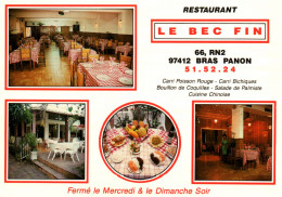CPM - ILE De La RÉUNION - BRAS PANON - Restaurant "Le Bec Fin" - Edition Pub - Autres & Non Classés