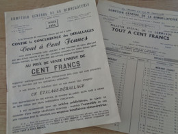 (jouets) Paris Catalogue COMPTOIR GENERAL DE LA BIMBELOTERIE 1954 - Werbung