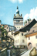 Postcard Romania Sighisoara Turnul Ceasului 1964 - Romania